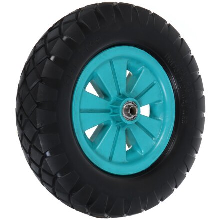 Колесо для тачки полиуретан PU, 4.80/4.00-8, втулка D12 мм, РВ-Пласт