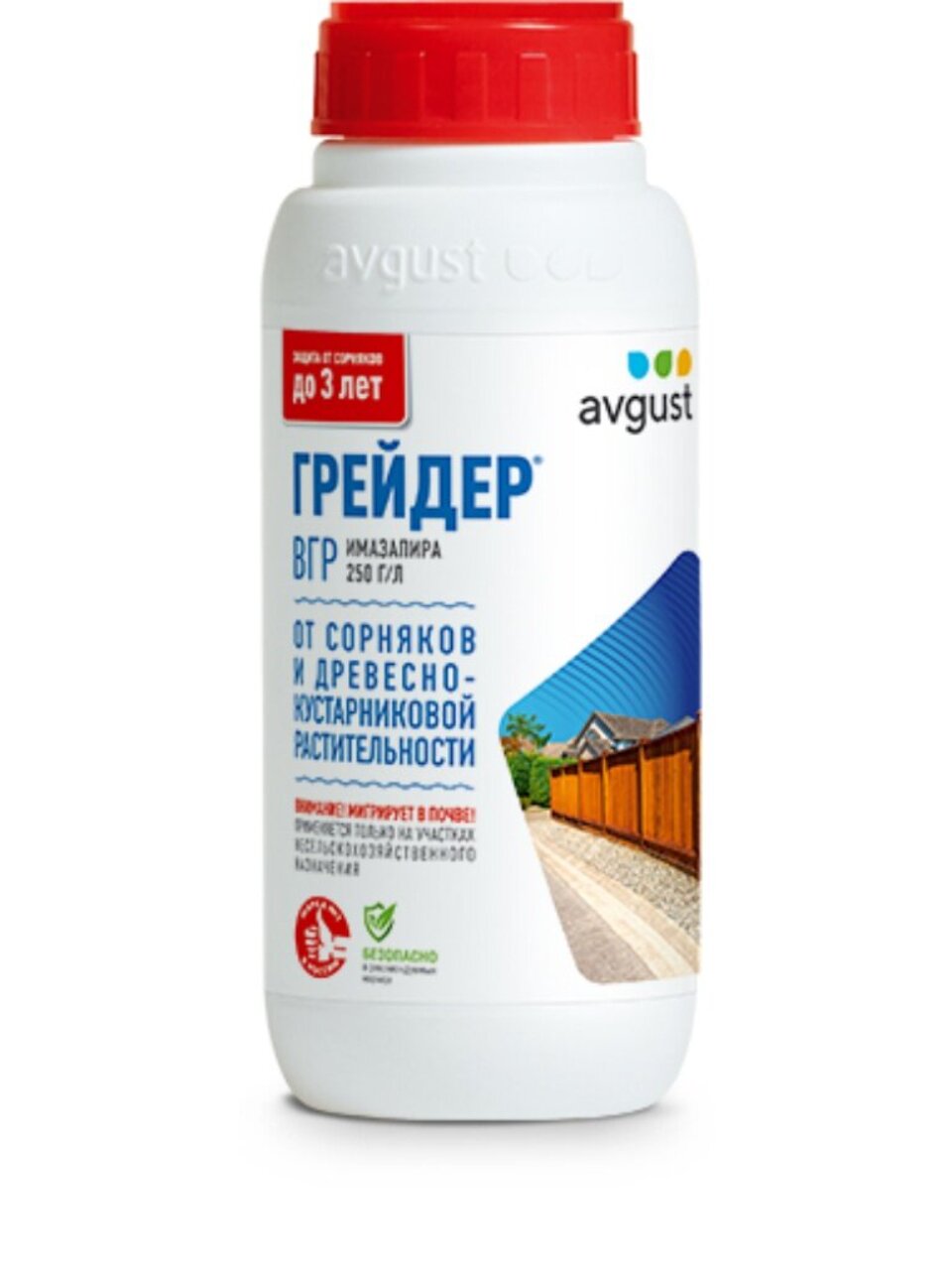 Гербицид Грейдер, от сорняков и древесно-кустарниковой растительности участков, 500 мл, Avgust