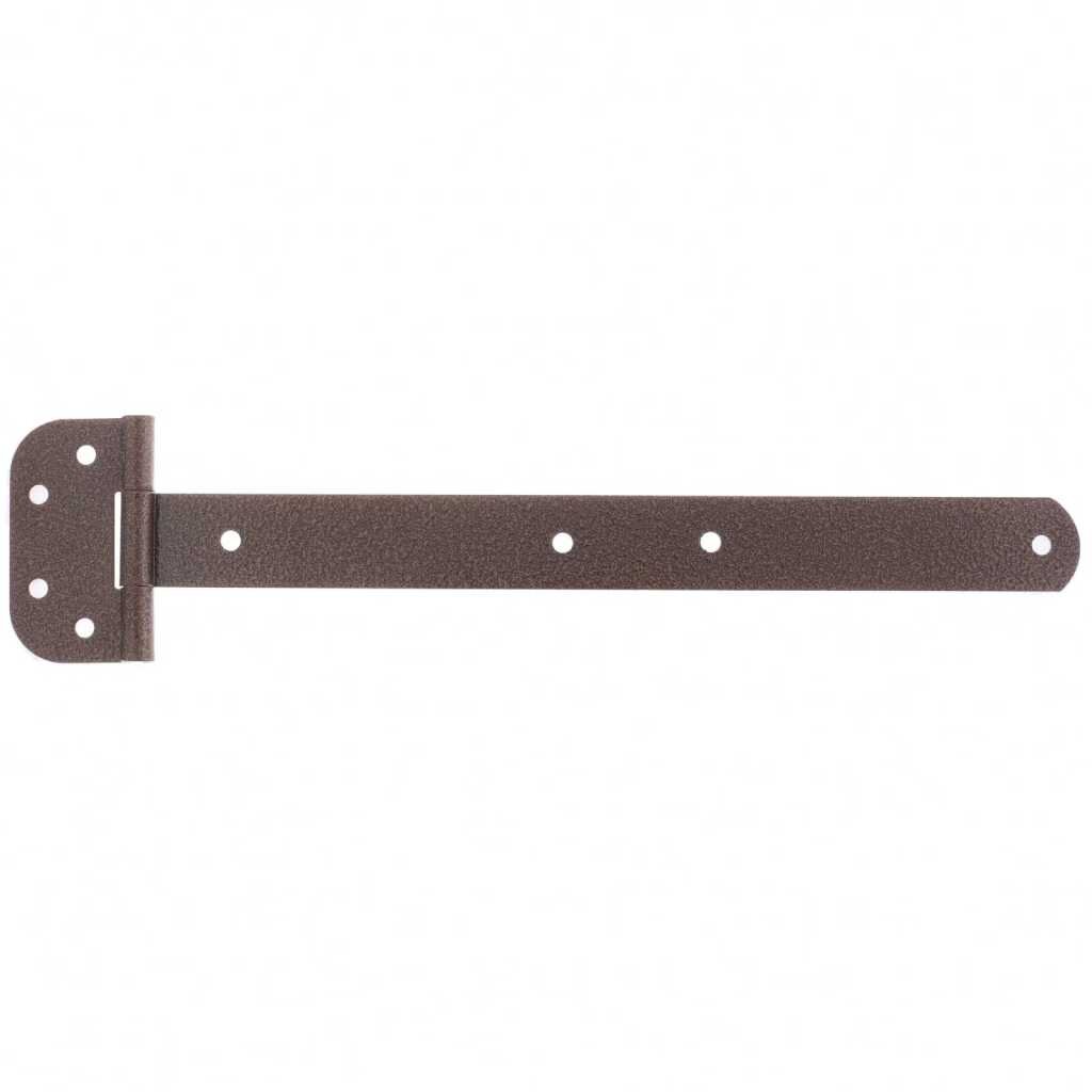 Петля-стрела для деревянных дверей, Металлист, 500 мм, ПС-500, 10503501-054, греческая, медь