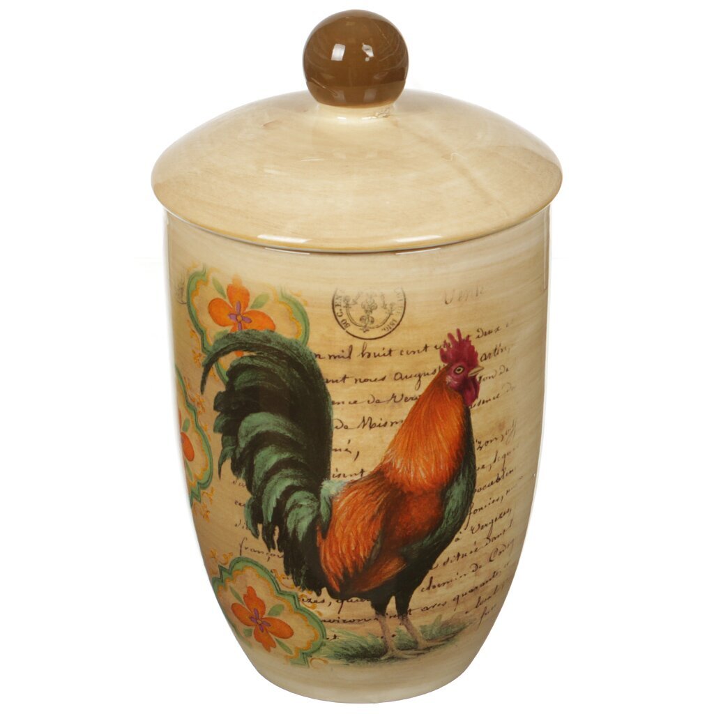 Ф Банка д/сыпучих продуктов 750мл Королевский Петух HC5605A-H77