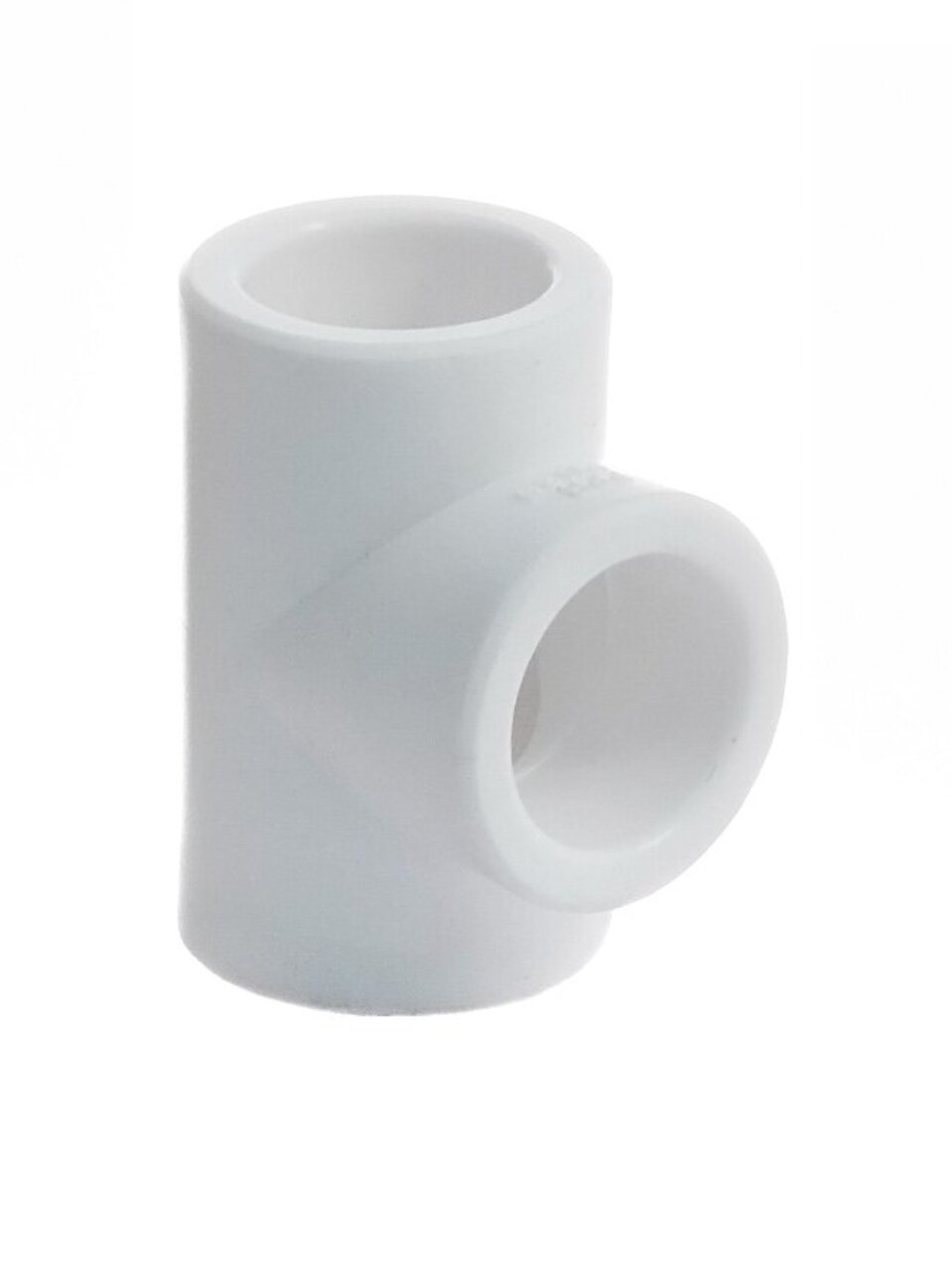 Тройник полипропилен, d25 мм, 90 °, белый, РосТурПласт