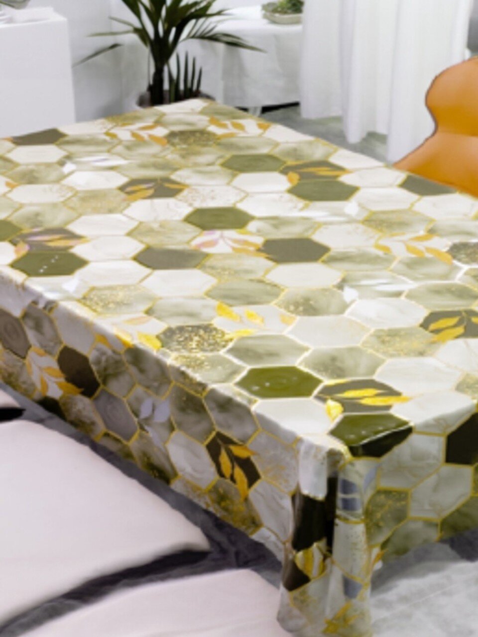 Клеенка Dekorelle, Декор, 0.8х20 м, силикон, 0.8 мм, 452