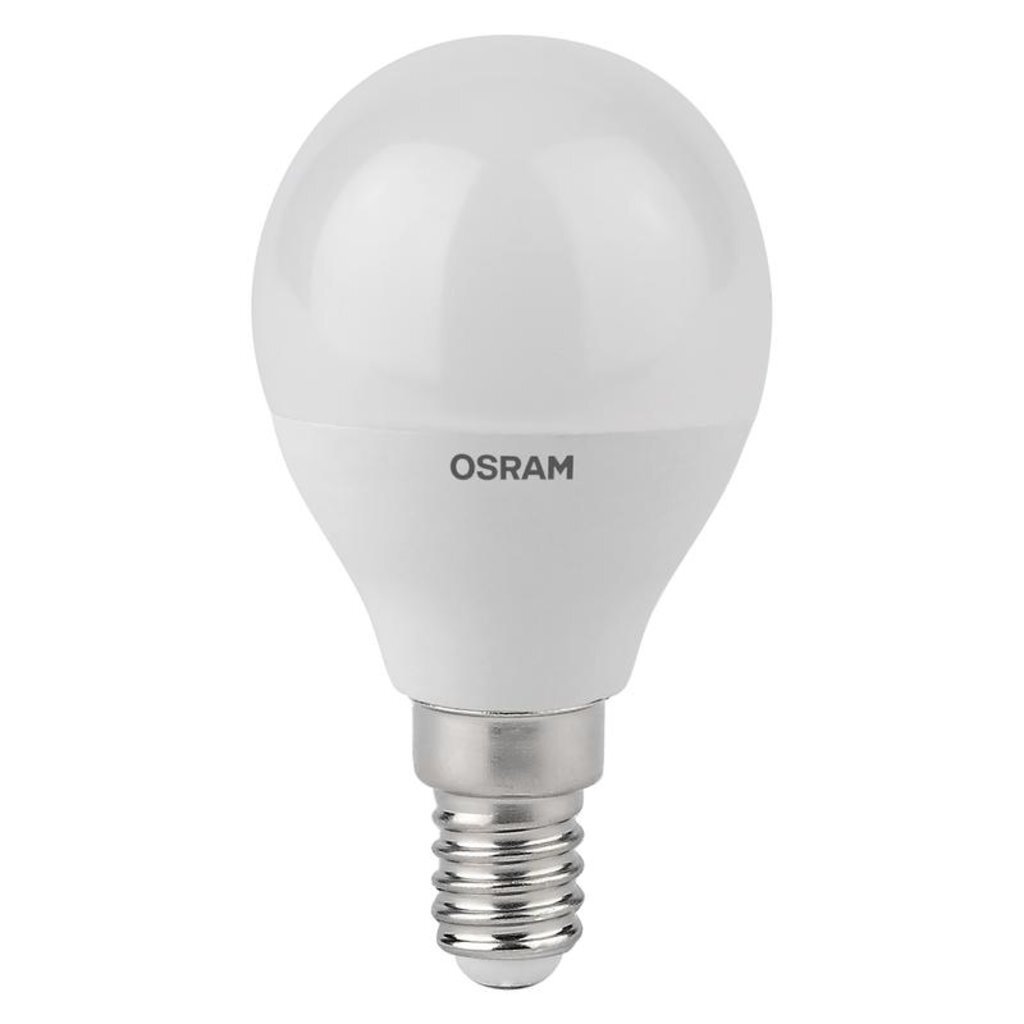 Лампа светодиодная LED Antibacterial P 7.5Вт мат. 6500К холод. бел.,бактер. пок. OSRAM 4058075561694