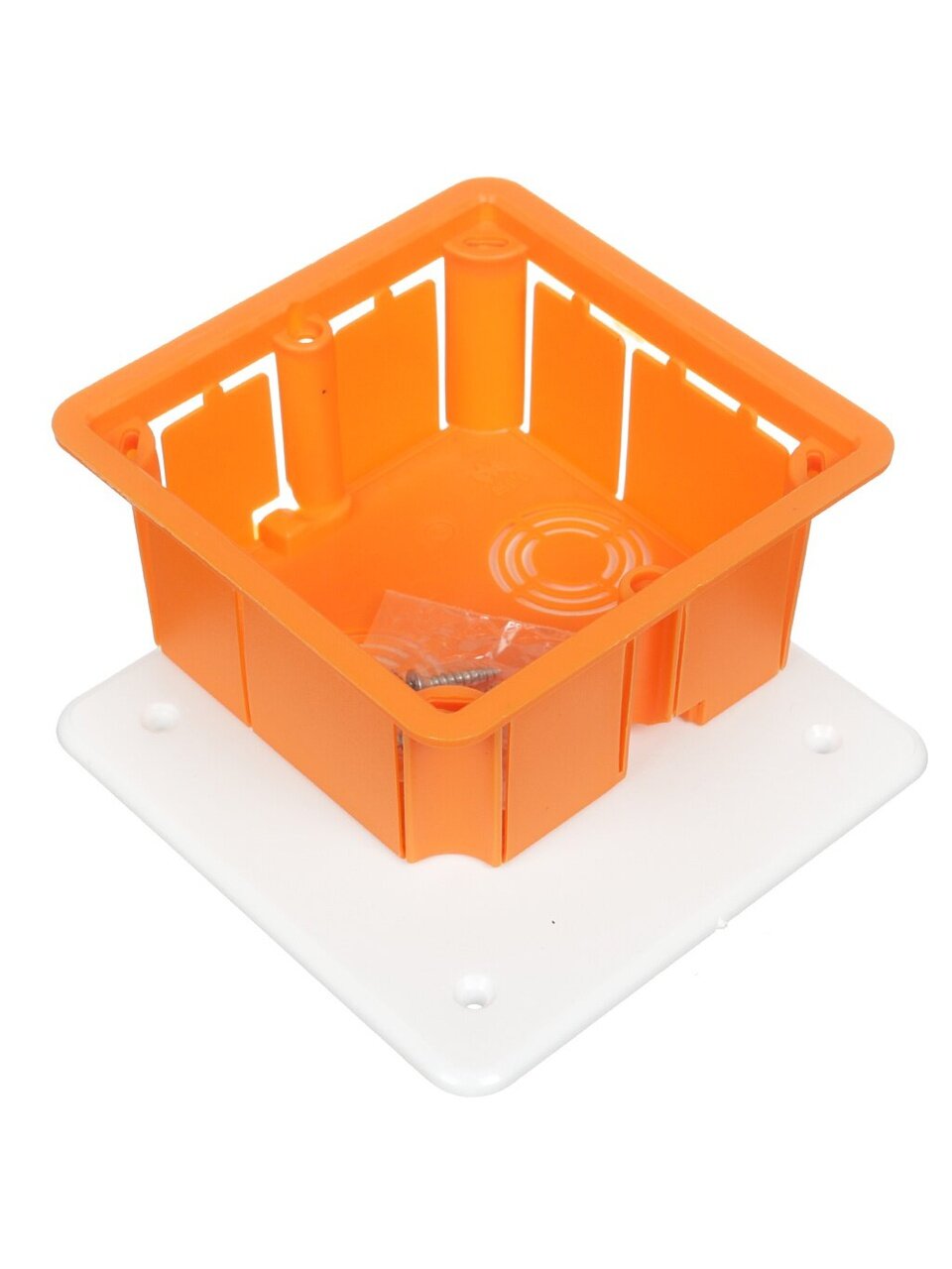 Коробка распаячная, скрытая, диаметр 92х40 мм, TDM Electric, с крышкой, IP20, SQ1402-1001