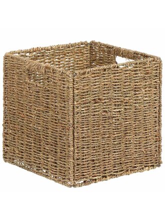 Корзина 30х30х30 см, квадратная, плетеная, полимер, Y4-7315