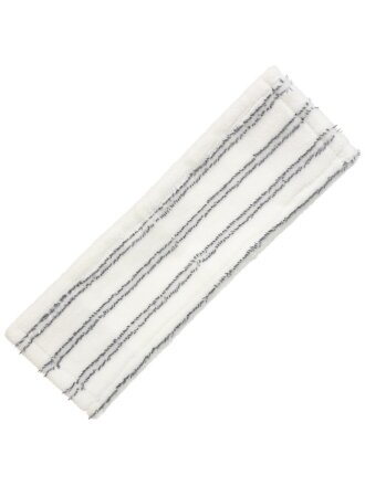 Насадка для швабры микрофибра, 43х13 см, плоская, прямоугольная, серая, Homver, Attack, 231202900/00