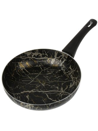 Сковорода алюминий, 26 см, антипригарное покрытие, Vari, Laurent, черный мрамор, LART23126