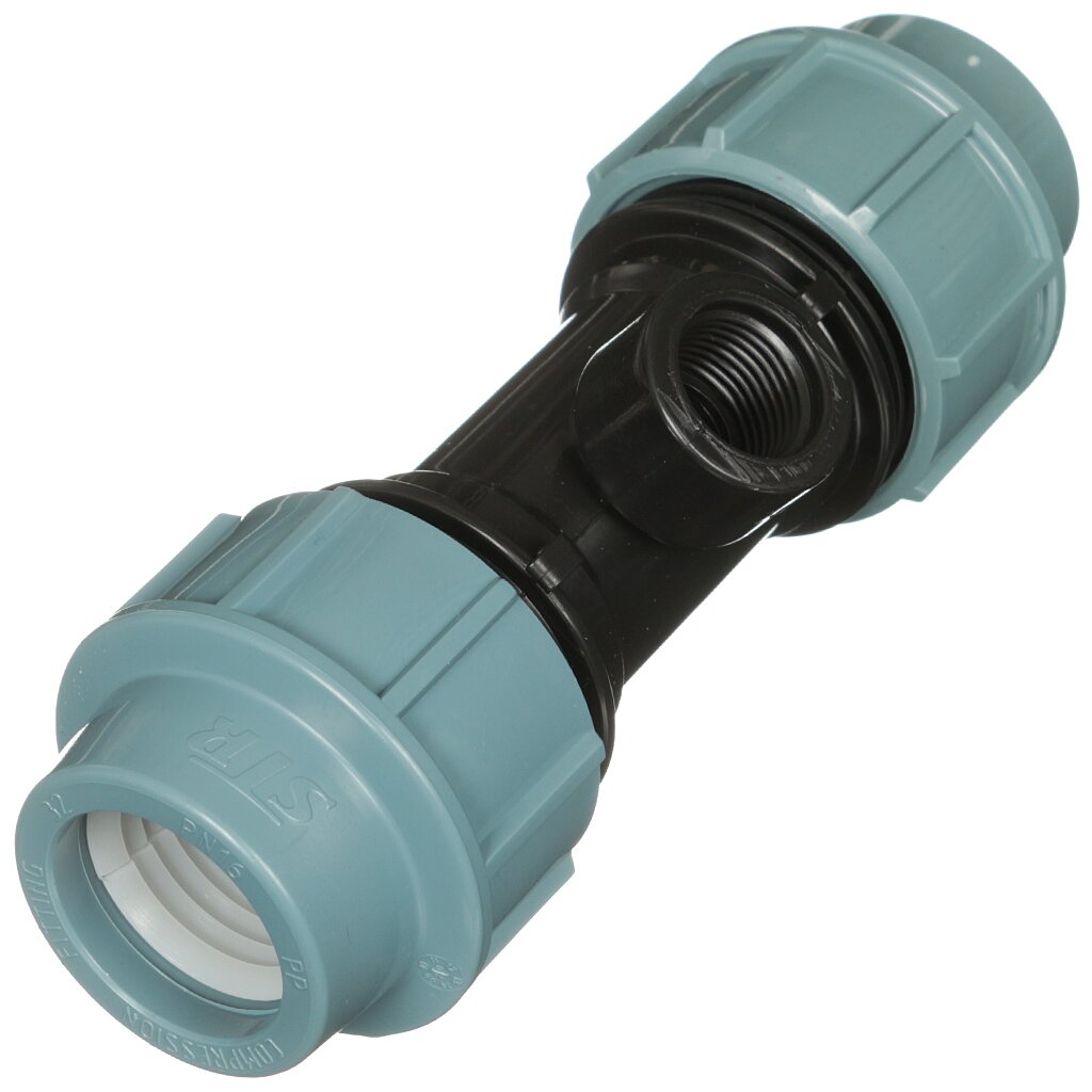 ПНД тройник d32х1/2&quot;, внутренняя резьба, STR