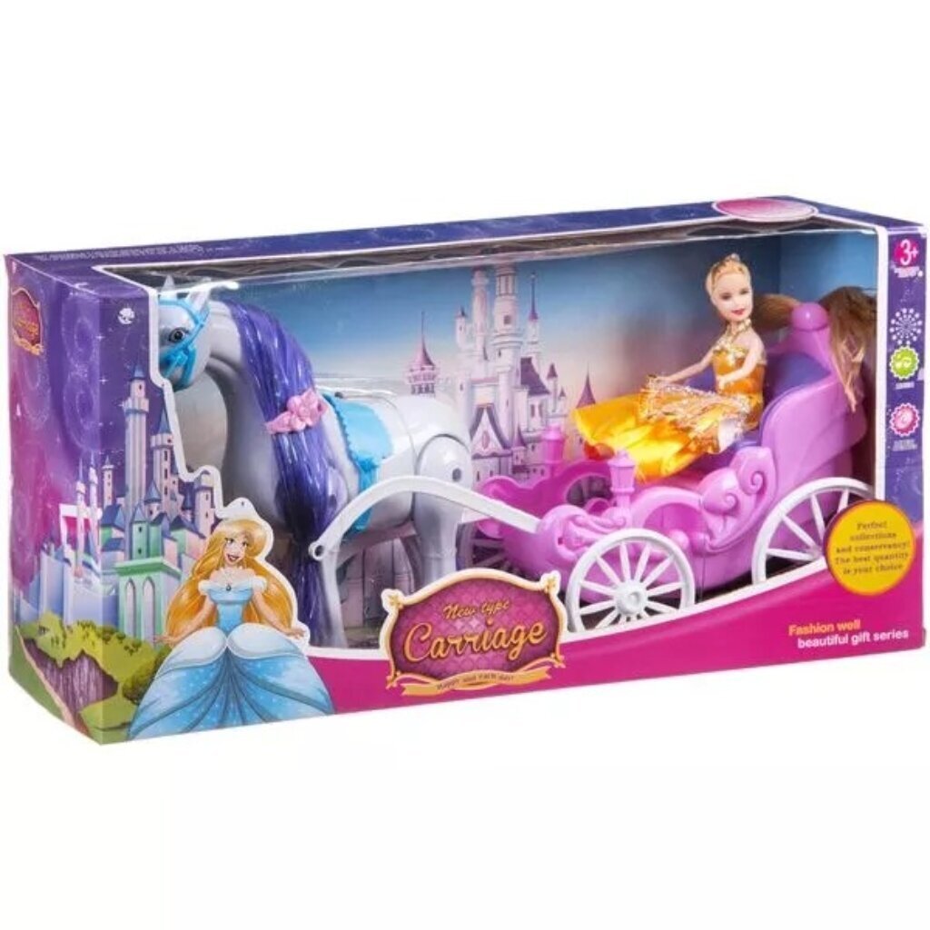 Кукла Bondibon, в карете с лошадкой, 41х12х20 см, Д79493