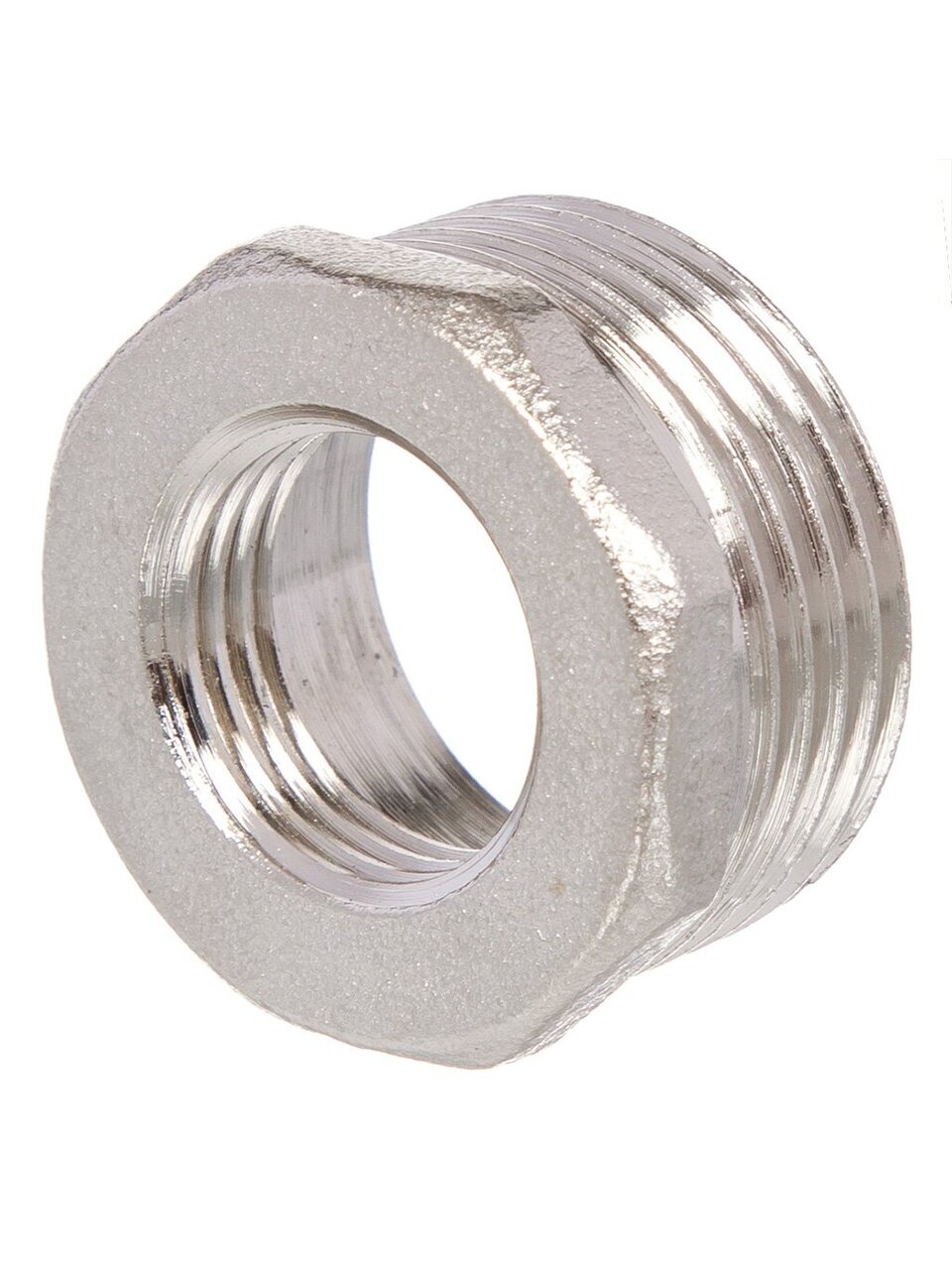 Футорка 3/4&amp;quot;х1&amp;quot;, г-ш, никель, РосТурПласт