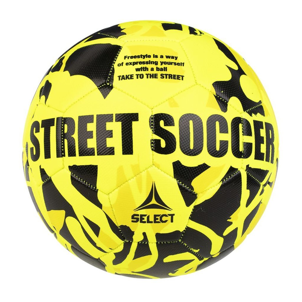 Мяч футбольный SELECT STREET SOCCER,(асфальт) 813120-555 жёл/чёрн, р-р 4,5, м/ш, 32 п, 00-00007572