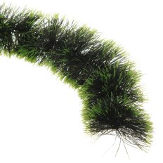 Мишура Снегурка Темно-зеленая с салатовым М07 LB-240, 1.8х0.1 м