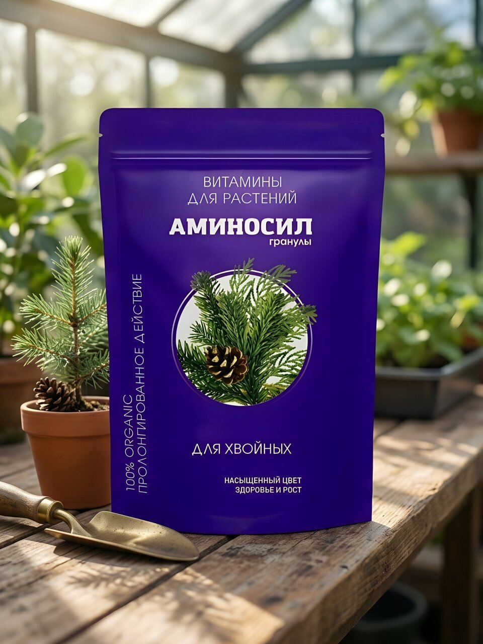 Удобрение для хвойных, минеральное, гранулы, 300 г, Аминосил