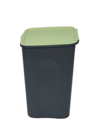 Бак пластик, 43 л, с крышкой, 34х34х51.5 см, квадратный, универсальный, оливковый, Verde, Norton, 38440