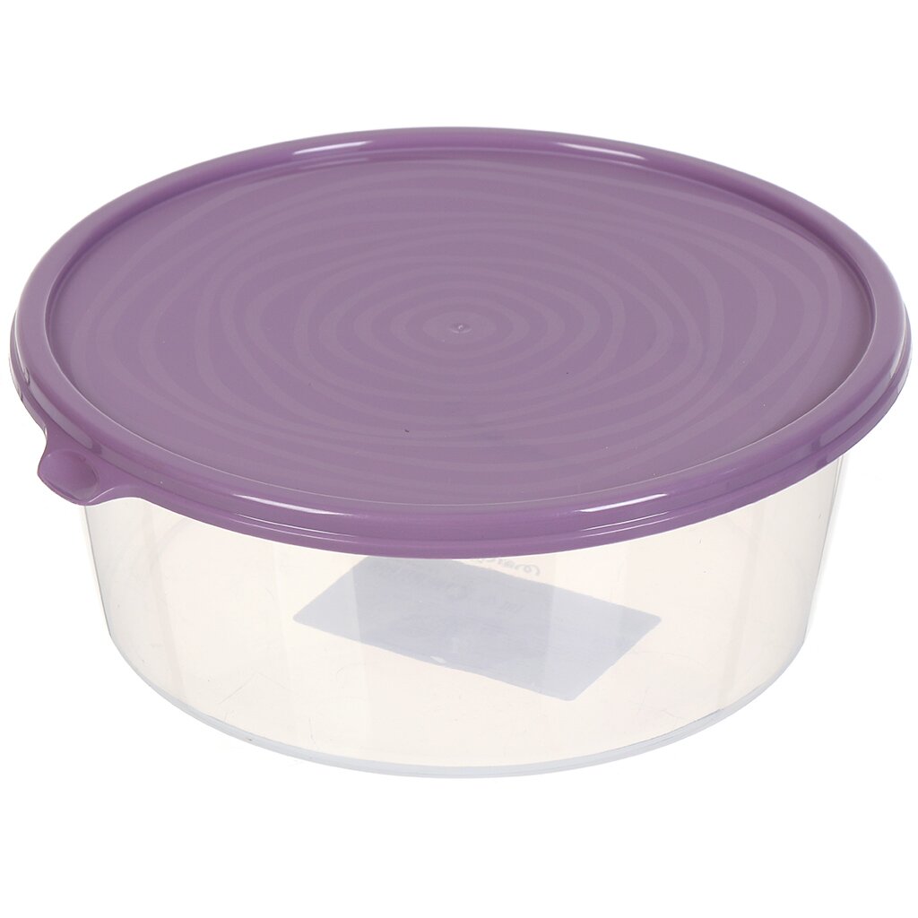 Контейнер пищевой 1.7 л, круглый, Сальваре, с224кол контейнер круглый доляна пищевой 300 мл фиолетовый