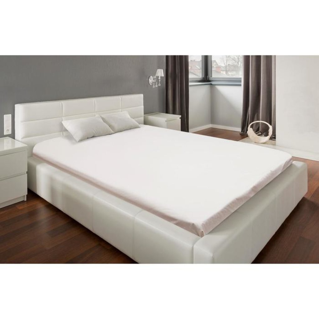 Простыня на резинке &amp;quot;Этель&amp;quot; &amp;quot;Ваниль&amp;quot; 140х200х26+-2 см, Бежевый, Поплин, 100% хлопок, 5863337