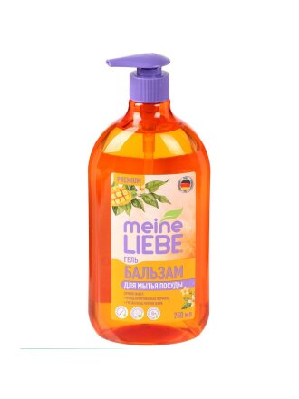 Средство для мытья посуды Meine Liebe, Сочное Манго, 750 мл, концентрат