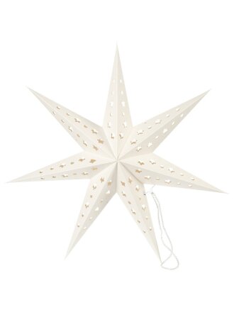 Украшение декоративное 30 см, белое, Звезда, SYZWX-202287