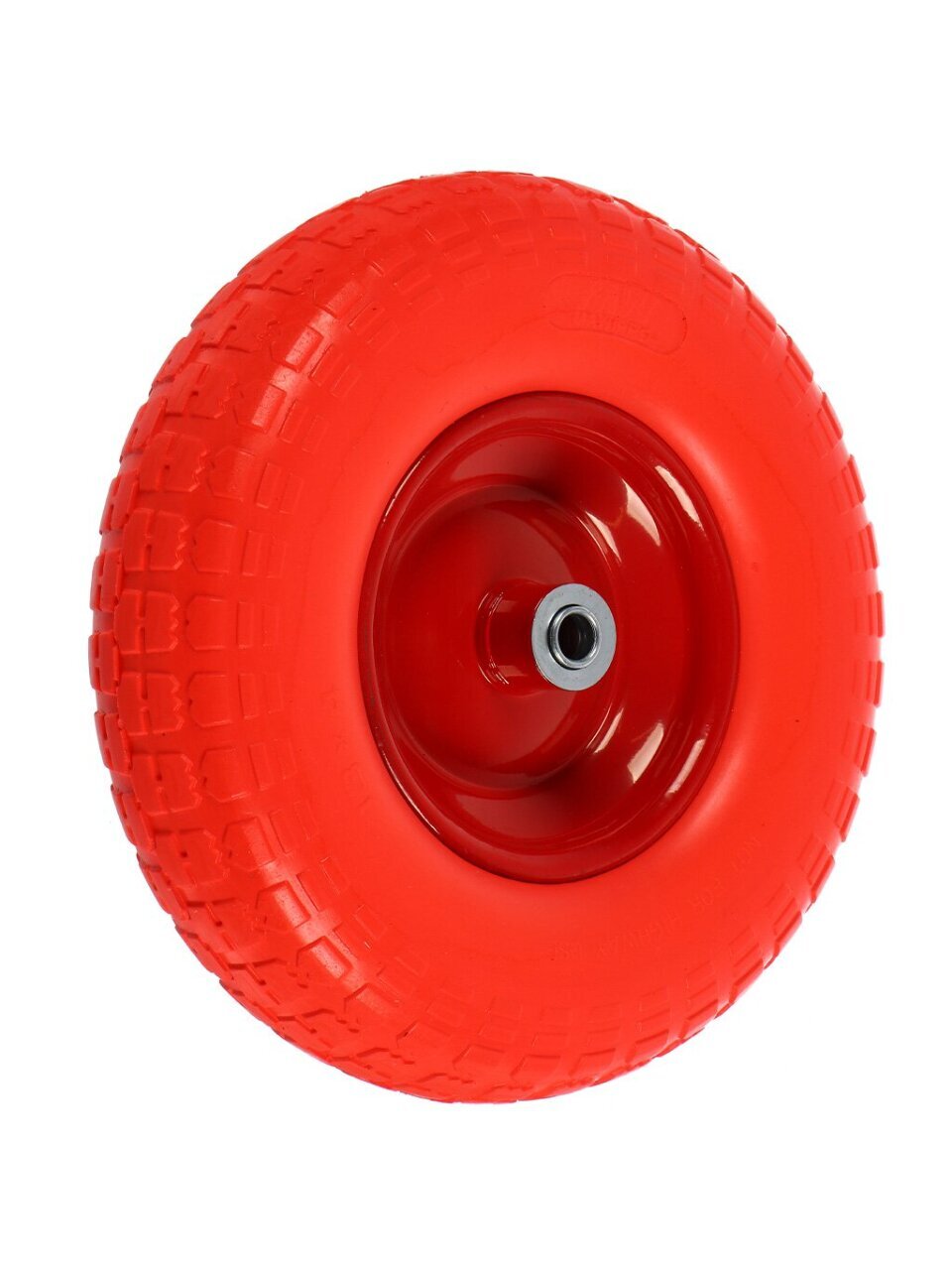 Колесо для тачки полиуретан PU, симметричная ступица, 4.00-6, втулка D16 мм, Mawipro