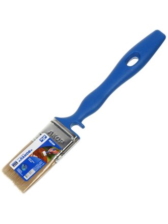 Кисть плоская, Акор, Лаки, Мастер, 12х35 мм, искусственная щетина, 51 мм, рукоятка пластик, 171 12 035