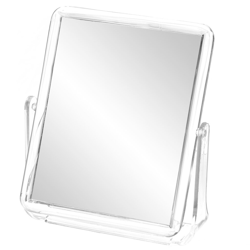 Зеркало настольное прямоугольное 347-003, 15х18 см