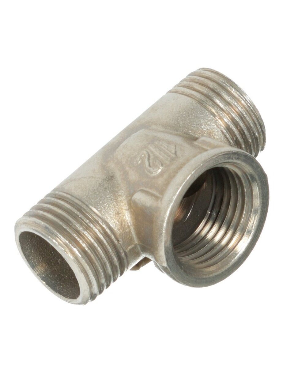 Тройник 3/4&amp;quot;, ш-г-ш, никель, STI