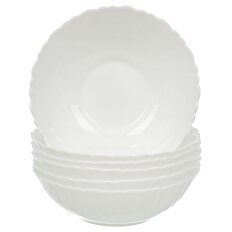 Салатник стеклокерамика, круглый, 6 шт, 15 см, 0.44 л, Опал, TW60