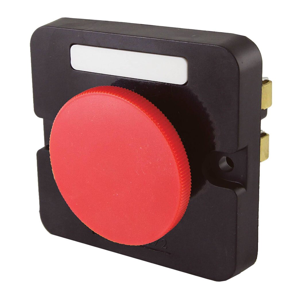 Пост кнопочный IP40, гриб, красный, TDM Electric, ПКЕ 112-1, SQ0742-0006