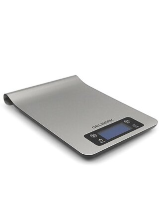 Весы кухонные электронные, пластик, Gelberk, GL-252, платформа, точность 1 г, до 5 кг