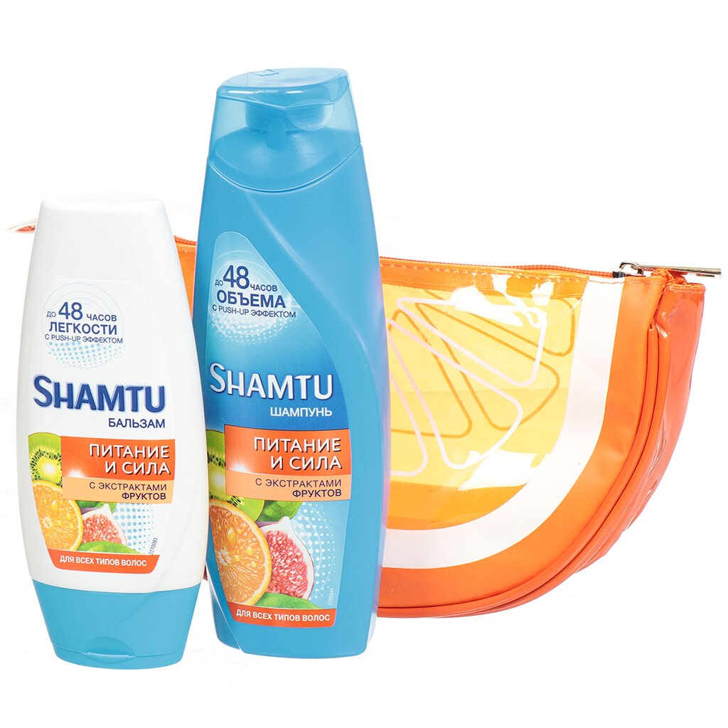 Подарочный набор Shamtu Экстракт фруктов (шампунь, 360 мл + бальзам, 200 мл)