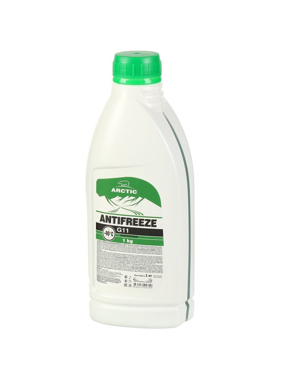 Антифриз Arctic, G11, 1 кг, зеленый, ARgreen1