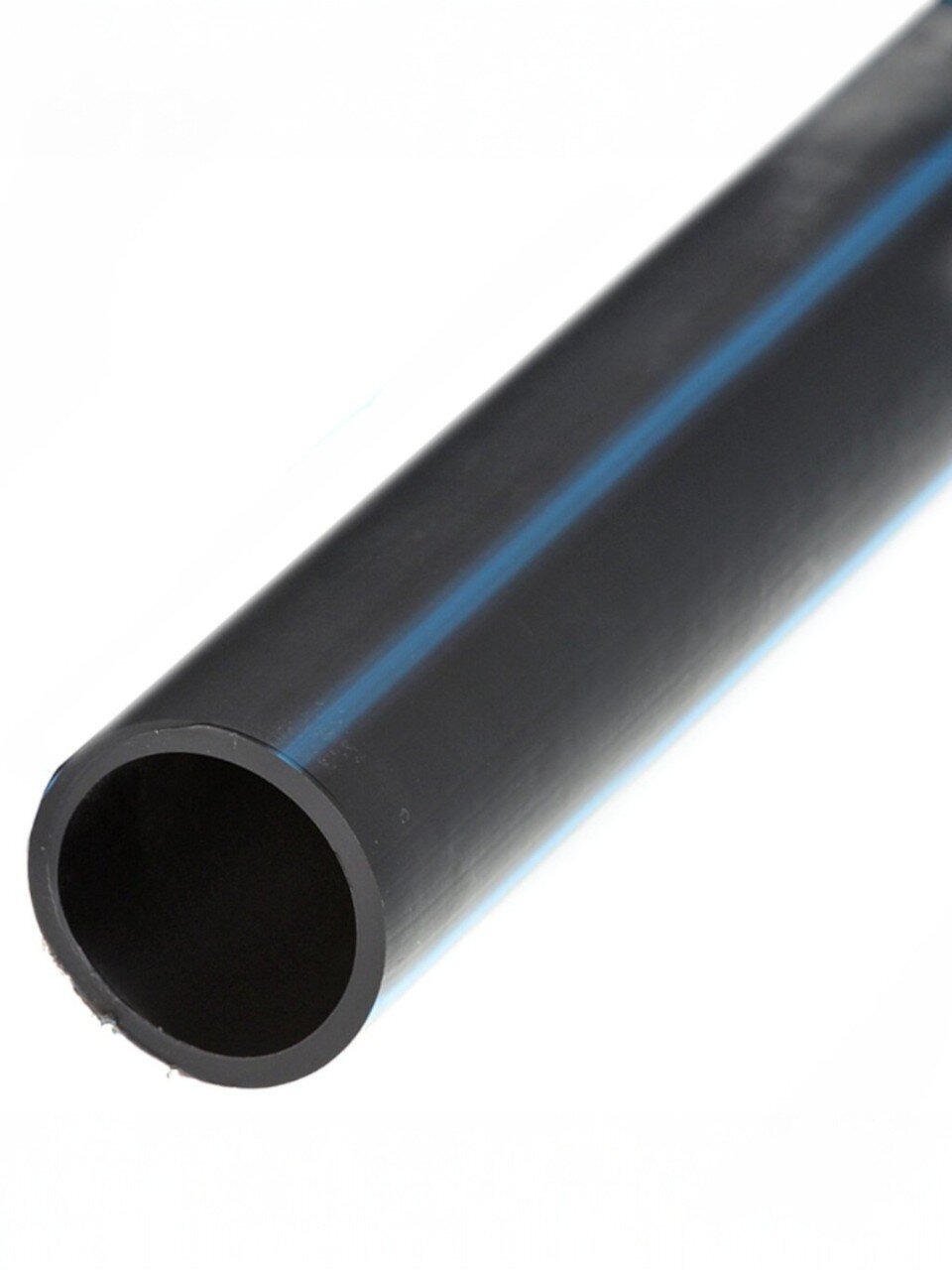 ПНД труба d63х5.8 мм, питьевая с синей полосой, 100 м, Cyklon, ПЭ100
