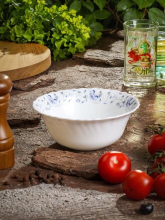 Салатник стеклокерамика, круглый, 15х5 см, 415 мл, Эдем, Daniks, LHW 60/1059