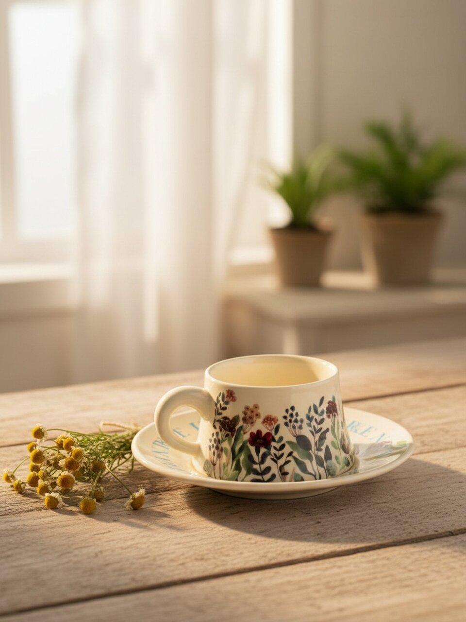 Чайная пара фарфор, 2 пр, 1 перс, 300 мл, Гармония, В060818