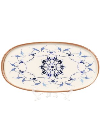 Блюдо фарфор, овальное, 34 см, Reflect, Pioli, 11AP34 PL Reflect