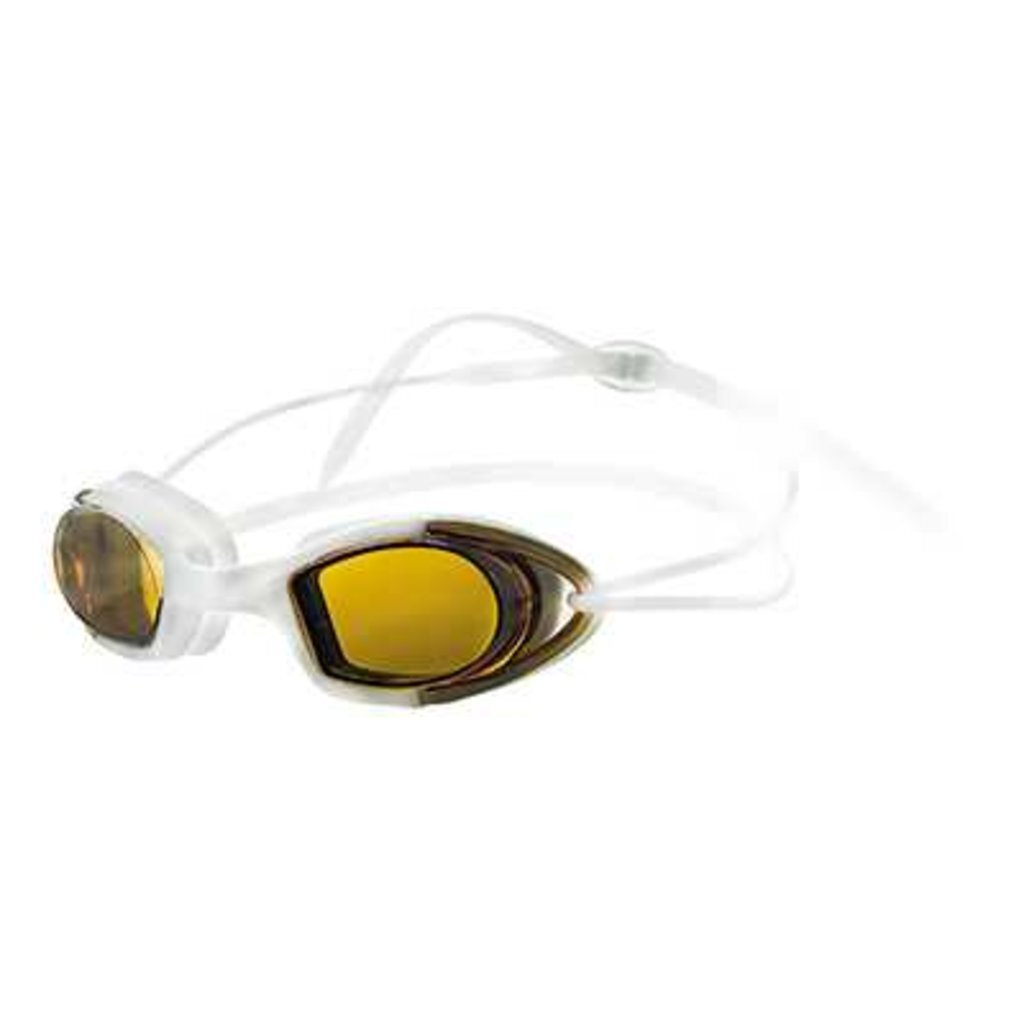 Очки для плавания Atemi, силикон (бел/оранж), N9101M, 00000042658