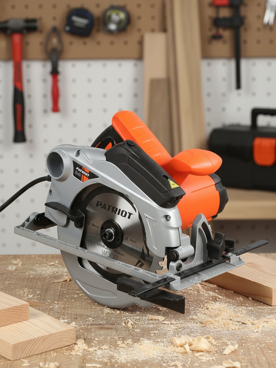 Электропила циркулярная, Patriot, СS 190, 1500 Вт, 190х30 мм, 67 мм, 4700 об/мин, 190301640