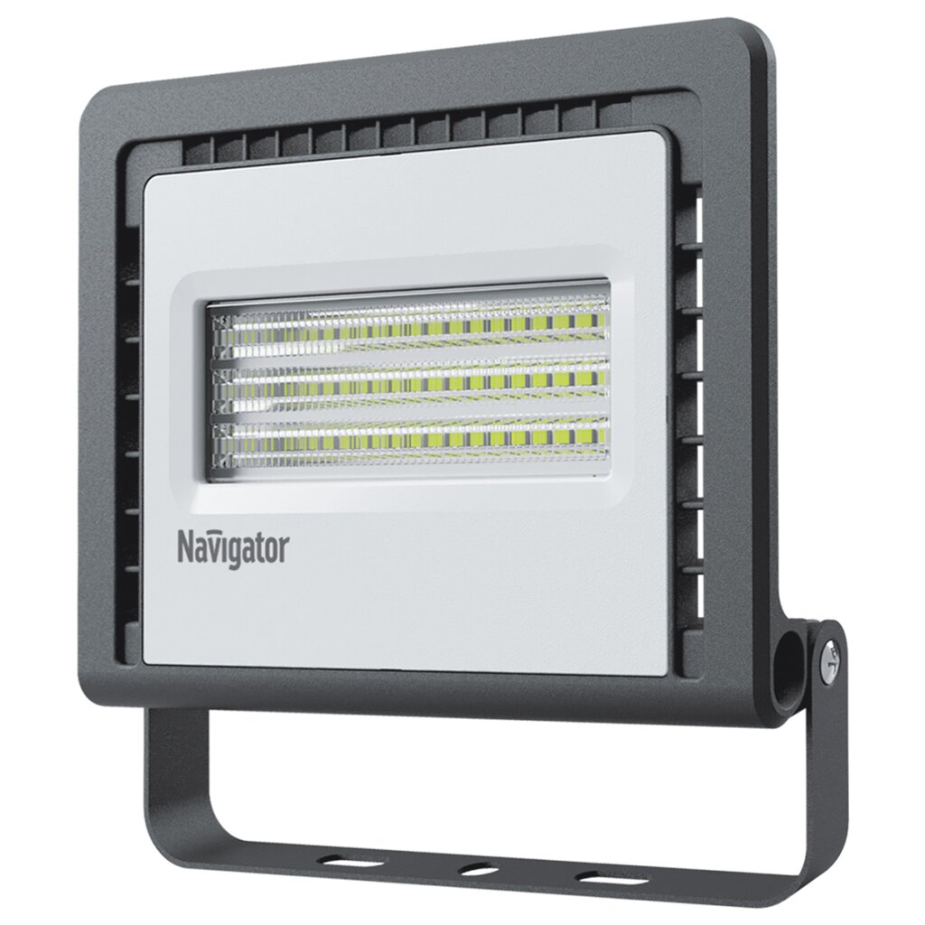 Прожектор Navigator, NFL-01-50-6.5K, 50 Вт, 6500 К, 14146 прожектор светодиодный эра lpr 023 0 65k 030 30 вт 6500 к ip65 2400 лм уличный б0052023