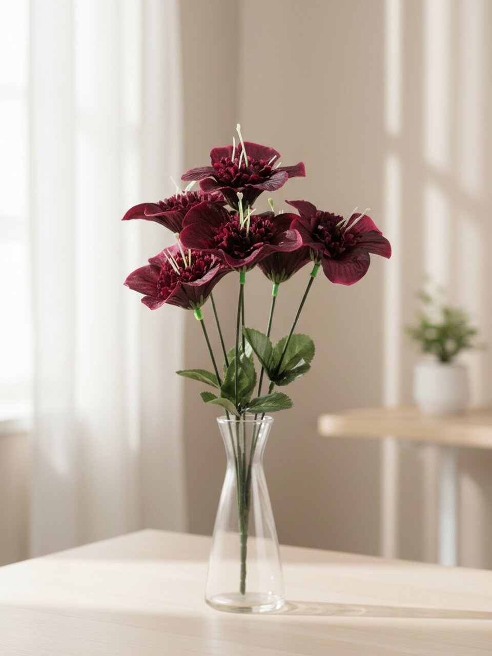 Цветок искусственный пасхальный, Нарцисс, 6 головок, 36 см, в ассортименте, F49-180