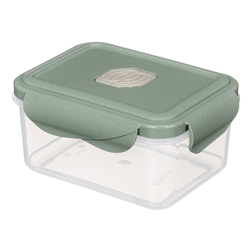 Контейнер пищевой пластик, 0.5 л, прямоугольный, Бытпласт, Phibo Eco Style, 433121236 термостакан phibo