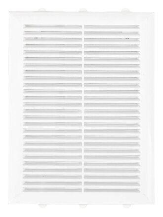 Решетка вентиляционная пластик, 170х240 мм, с сеткой, Event, 1724М/С