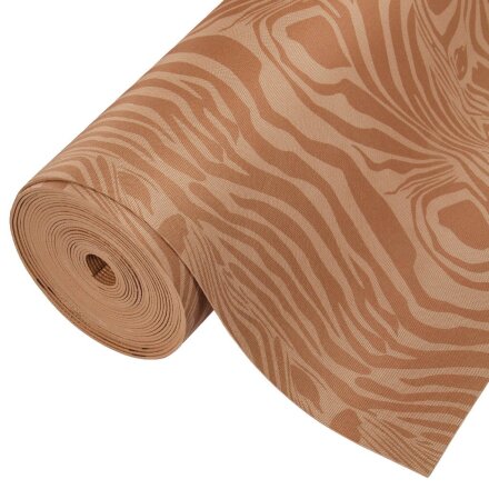 Коврик для ванной, антискользящий, 1.3х12 м, вспененный ПВХ, с тканым покрытием, зебра, Вилина, 7168-zebra_brown