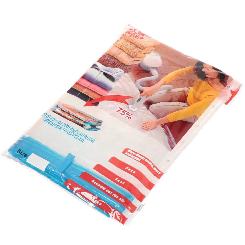 Пакет вакуумный для одежды 50х60 см, полиэтилен, Y218