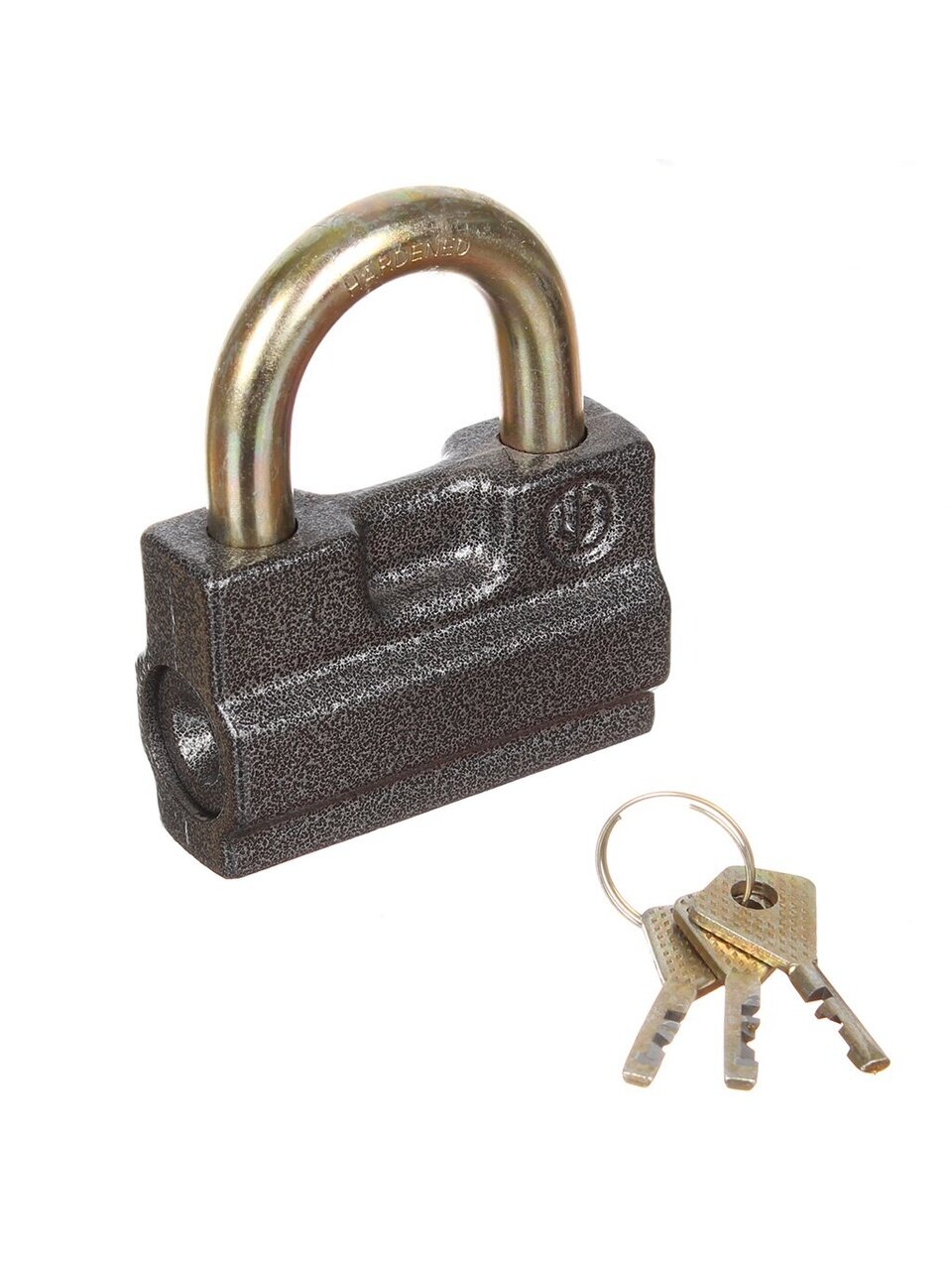 Замок навесной ЧАЗ, ВС-2-.7, блистер, дисковый, 85 мм, 3 ключа