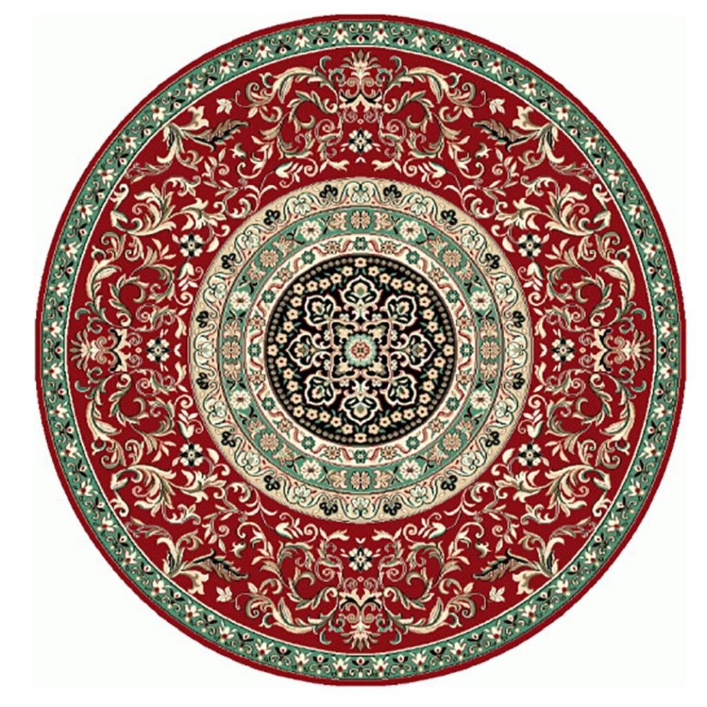 Ковер интерьерный 1.6х1.6 м, Люберецкие ковры, Дебют, круглый, рис. 83, цв. 04