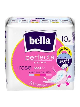 Прокладки женские Bella, Perfecta Ultra Rose deo Fresh, 10 шт, BE-013-RW10-277
