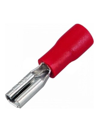 Клемма РПи-м 1.5-(4.8)/РпИм 1,25-5, плоская изолированная, латунь, гнездо 5.6 мм, 0.8(0.5-1.5 мм²-0.8), Rexant, 08-0412