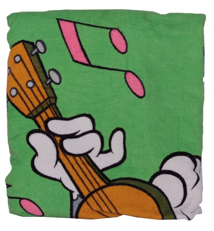 т Полотенце 120*120 Том и Джери зелен 58701