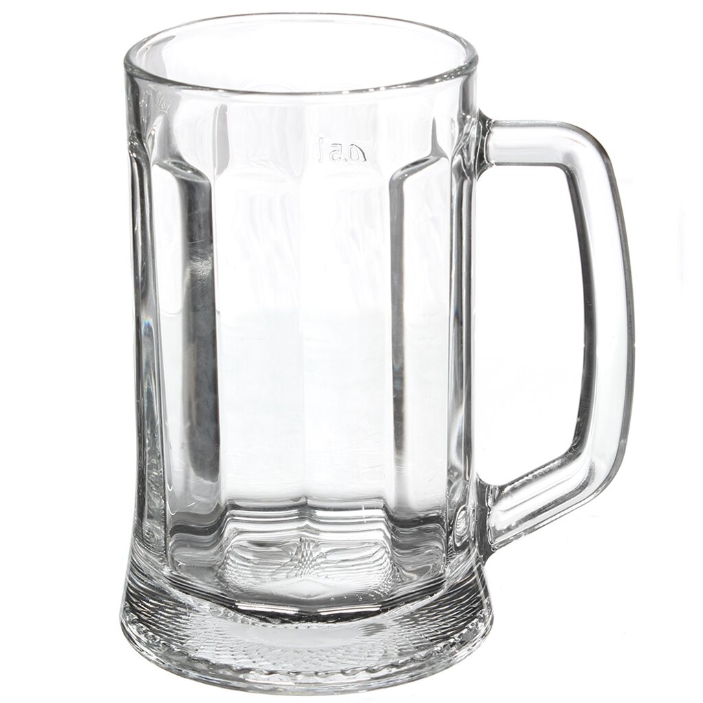 Кружка пивная стекло, 500 мл, Ладья, ОСЗ, С1144/04с1144-54 пивная открывашка beer 95х240 мм