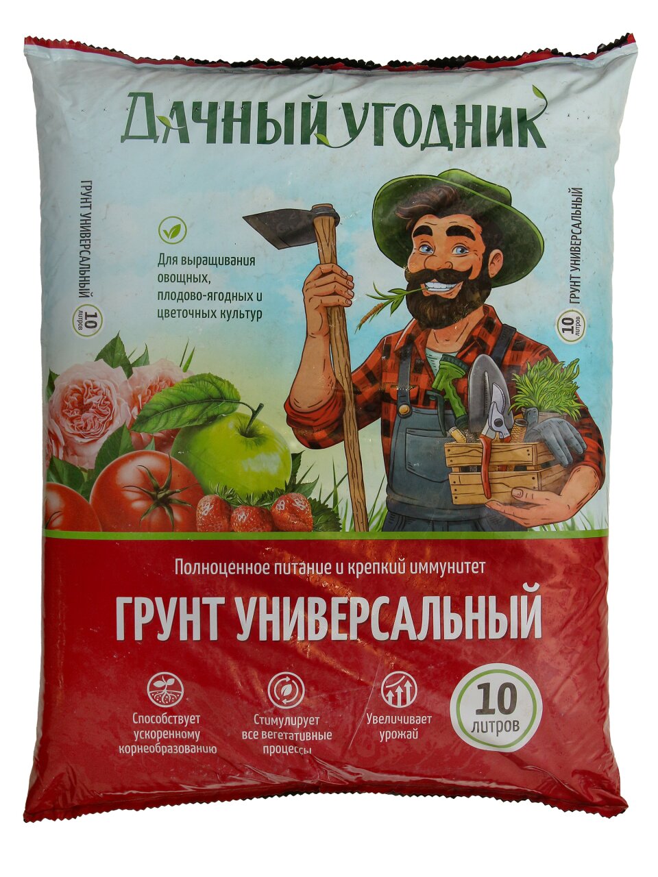 Грунт Универсальный, Дачный угодник, 10л Peter Peat